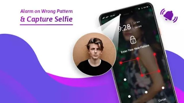 Alarm on Wrong Pattern Capture Selfie App