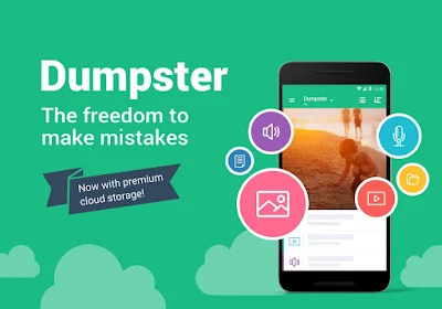تطبيق Dumpster لإستعادة الملفات المحذوفة بدون روت, dumpster download, استرجاع pdf, برنامج استعادة الملفات المحذوفة للاندرويد apk, تحميل برنامج استعادة الملفات المحذوفة للاندرويد مجانا