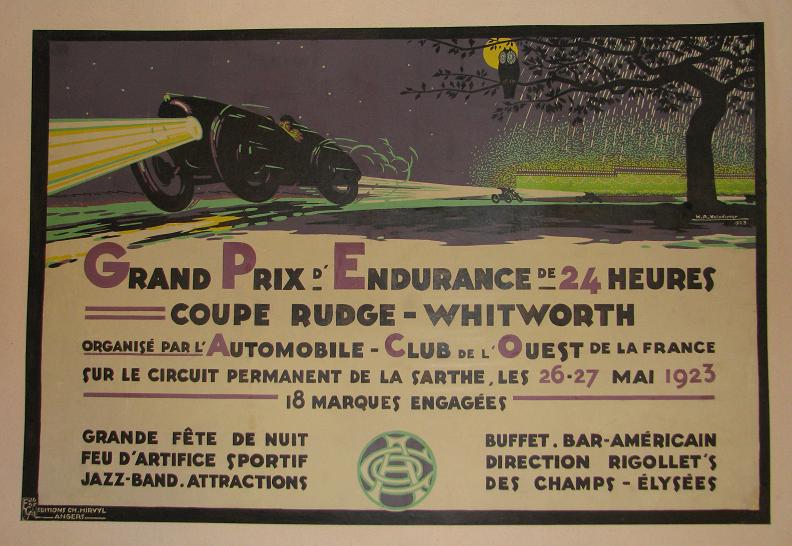 The 24 Hours of Le Mans was first run on May 26 and 27 1923 through public