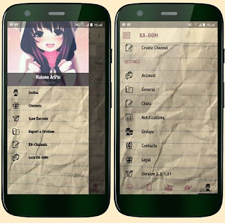 BBM Mod Writing Paper V3.3.1.21 Apk free Download for Android