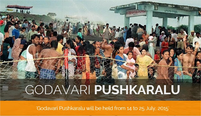  Godavari Pushkaralu 2015 - Pushkar Ghats, Tourist Attractions, Temples, Heritage Spots, Nature Retreats, Transportation Telangana Andhra Pradesh