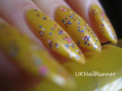 Alta Costura Vernis Sweet Tooth over Ruby & Millie Yellow 200P