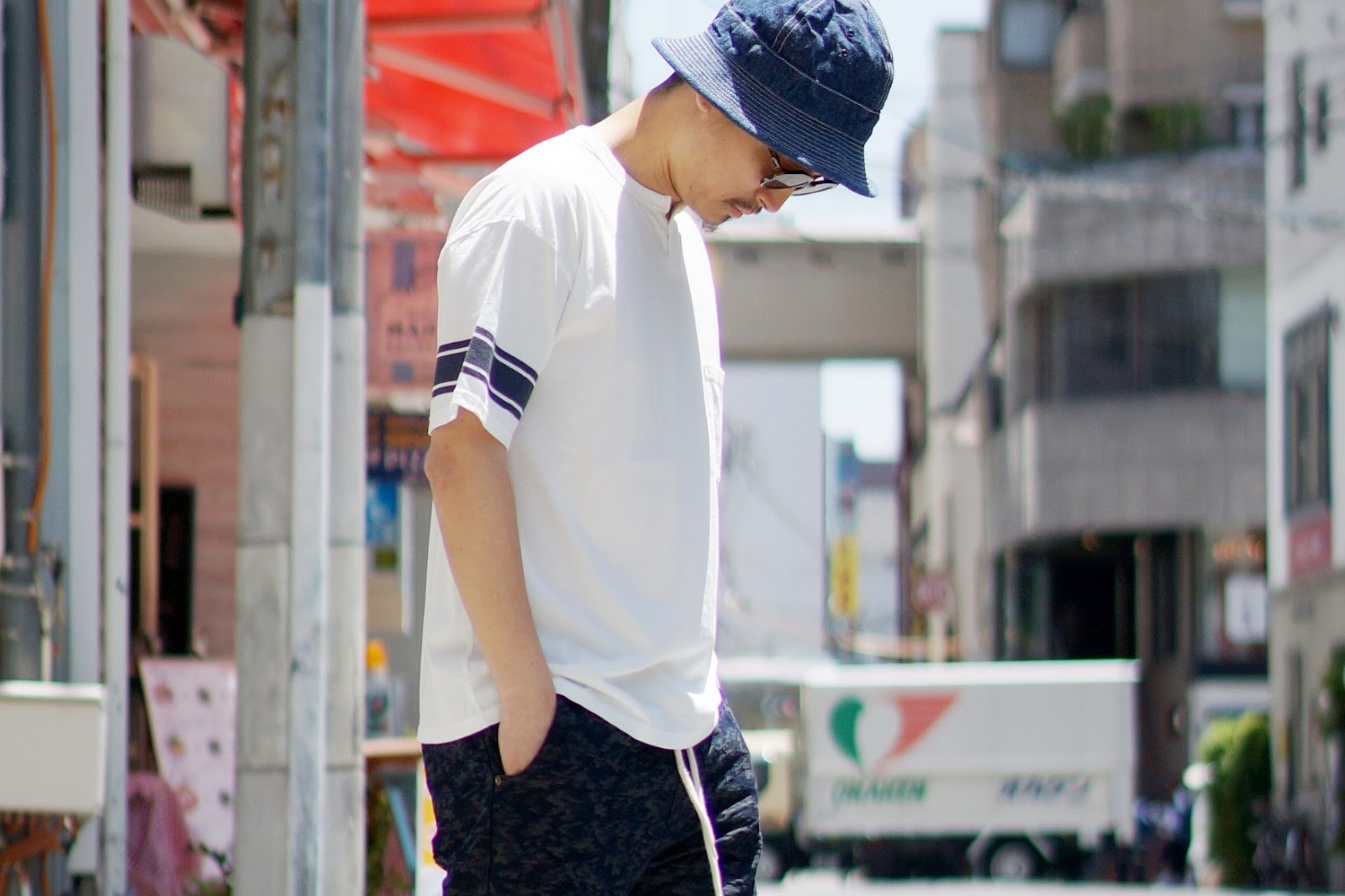 ANASOLULE Henry neck Tee - Line Price：7,322yen