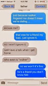 Girl accidentally text her dad: Just because he ***