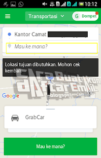 cara order grabcar