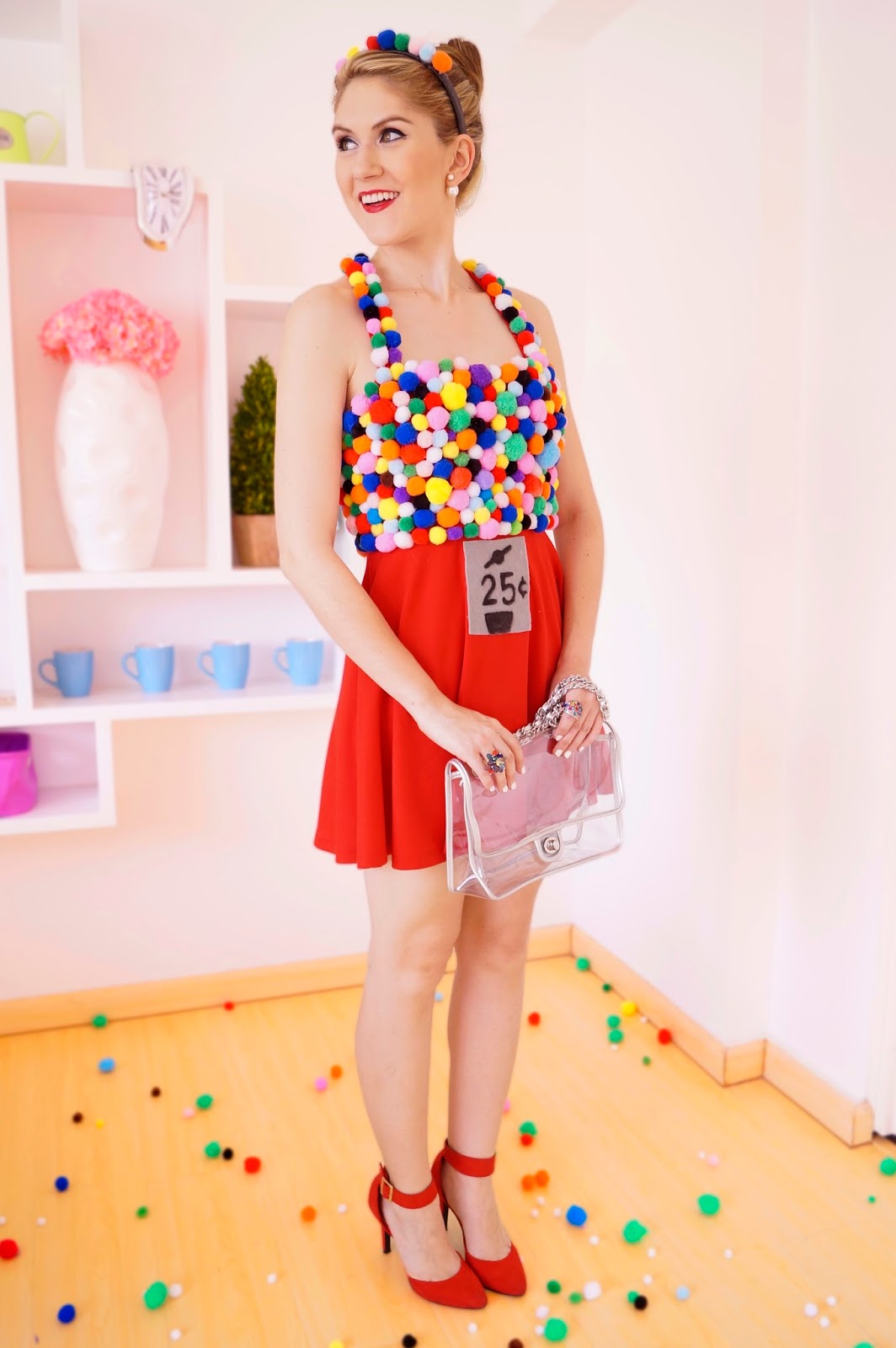 Easy Homemade Gumball Machine Costume Tutorial for Halloween