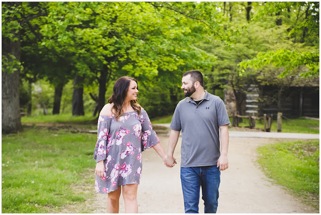 Fowler Park engagement session Terre Haute