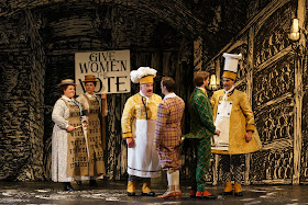 Mozart: The Magic Flute - Martin Snell, David Portillo, Björn Bürger, Thomas Atkins- Glyndebourne (Photo Glyndebourne Productions Ltd. / Bill Cooper)