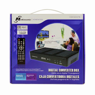 Mediasonic HW180STB HomeWorx HDTV Digital Converter Box