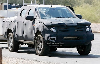 Ford Ranger 2012 Spy shots