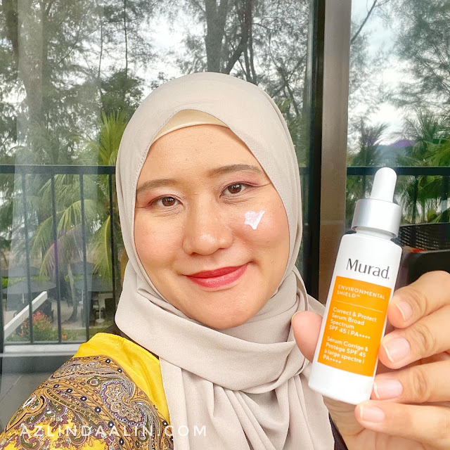 Bercuti Tepi Pantai Dengan Murad Correct & Protect Serum Broad Spectrum SPF 45 | PA++++