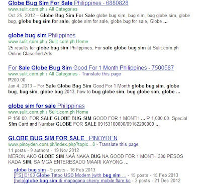 Globe Bug Sim For Sale