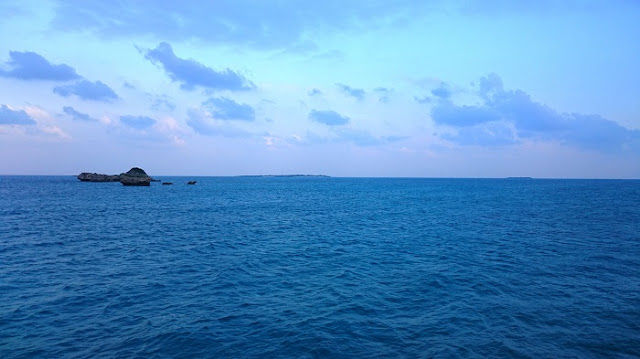 浜比嘉島の海の写真