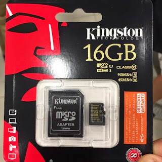 Kingston MicroSD card with Adapter