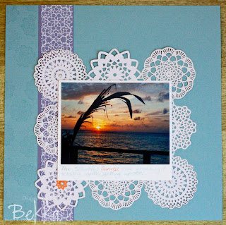 Sunrise Scrapbook Page