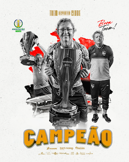 Preparador Fisico Wellington Vero campeão com o time Trem no campeonado Amapaense