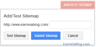 add test submit sitemap