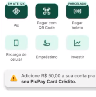 Cartões Inter e PicPay aprovam pedindo dinheiro na conta. Qual o motivo? Como funciona? Confira!