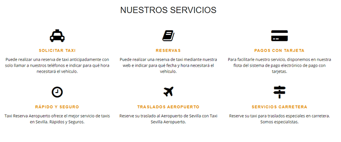 servicios taxi sevilla