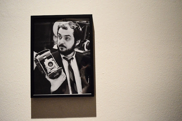 Portrait of Stanley Kubrick with camera