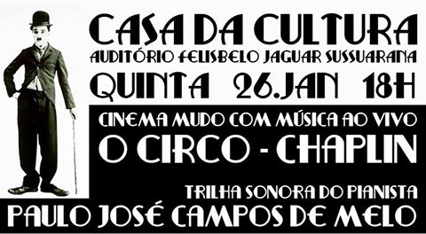 CINEMA MUDO E ORQUESTRA FILARMÔNICA ENCERRAM PROGRAMAÇÃO DE ANIVERSÁRIO DA BIBLIOTECA  