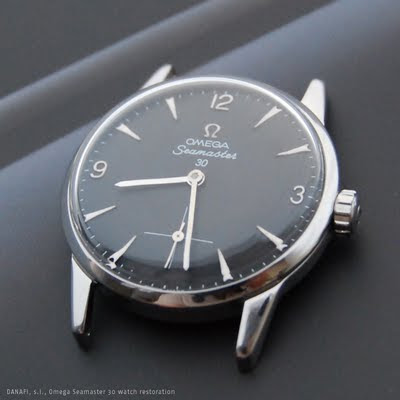 IMAGES OF THE OMEGA WATCH AFTER REPAIR: