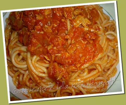 Spaghetti al sugo di tonno (6)