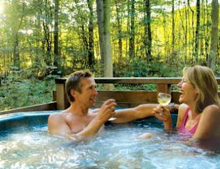 Relaxing Private Hot Tubs