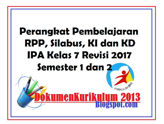 RPP Silabus KI dan KD IPA Kelas 7 Revisi 2017