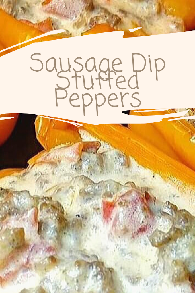 Sausage Dip Stuffed Peppers