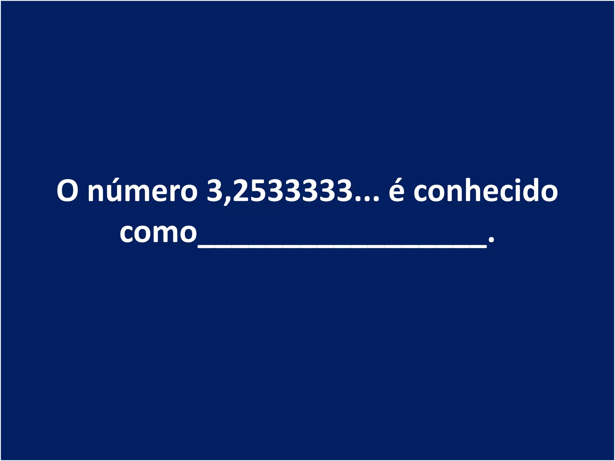 Conjuntos numéricos exercícios