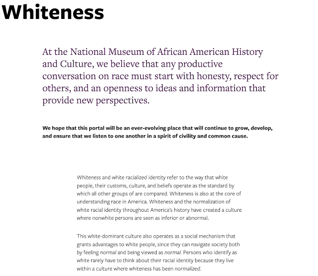 Screen Capture from the Museum of African American History and Culture Website