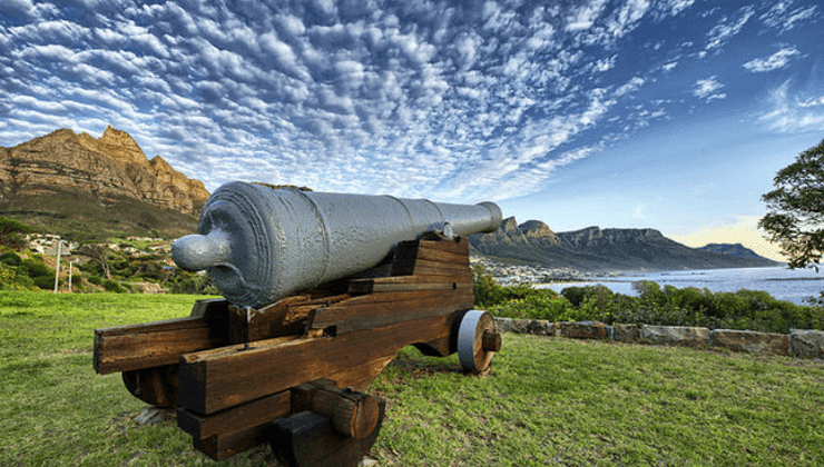 Sunset at Signal Hill and the Noon Gun