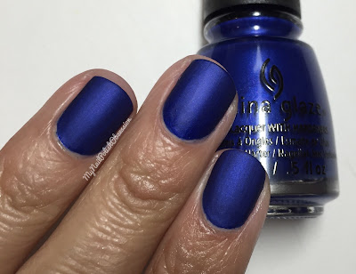 China Glaze; Fall 2016 Rebel Collection - Combat Blue-ts