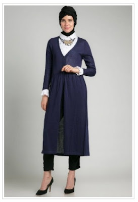 Model Baju Muslim Cardigan Untuk Remaja Terbaru