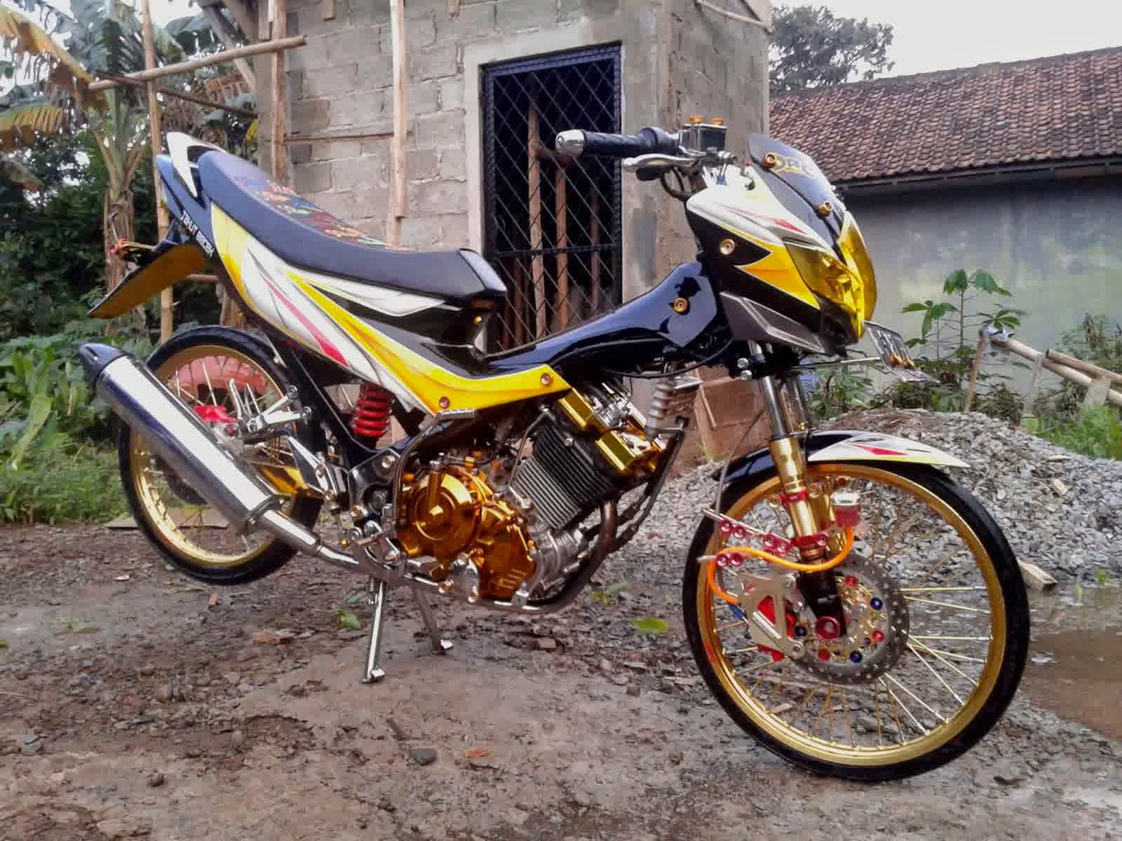 Kumpulan Foto Modifikasi Motor Satria Fu Simple Terlengkap