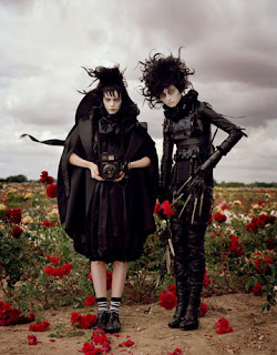 Tim Burton's Halloween Fashion Harper's Bazaar Photos