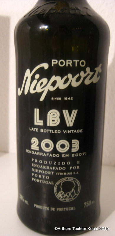 Niepoort LBV 2003 | Arthurs Tochter kocht. von Astrid Paul. Der Blog für food, wine, travel & love