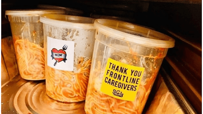 Eminem donates "Mom's spaghetti " to Detroit's Frontline 