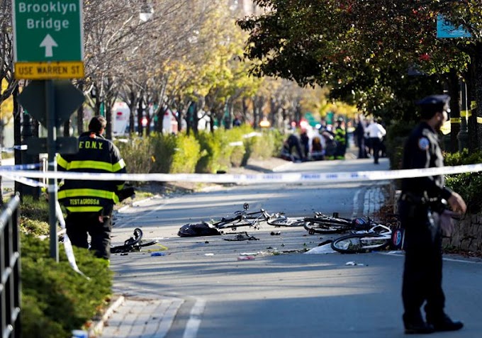 Mundo// Confirman autoridades ocho muertos por atentado en Nueva York