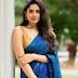 Blue Saree Swag in Street Style 