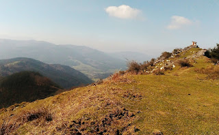 Zona de cuarzos, Cima del monte Arrugaeta, Orozko, Bizkaia