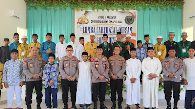 Satgas Madago Raya adakan Lomba Tahfidz Al Qur'an dan Lomba Ceramah Kamtibmas/Syahril Qur'an