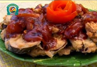 Masakan nusantara terong goreng kecap pedas