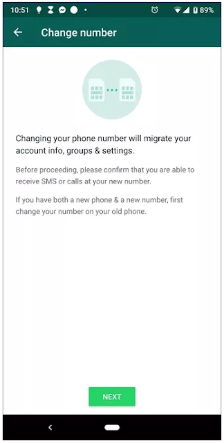 cara mengganti nomor telepon di whatsapp