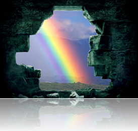 Wall and Rainbow