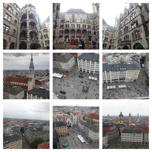 Vistas panorâmicas de Munique - vários lugares para subir e ver a cidade do alto! Neus Rathaus