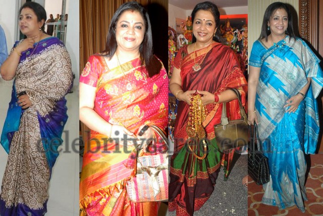 Poornima Bhagyaraj Silk Sarees