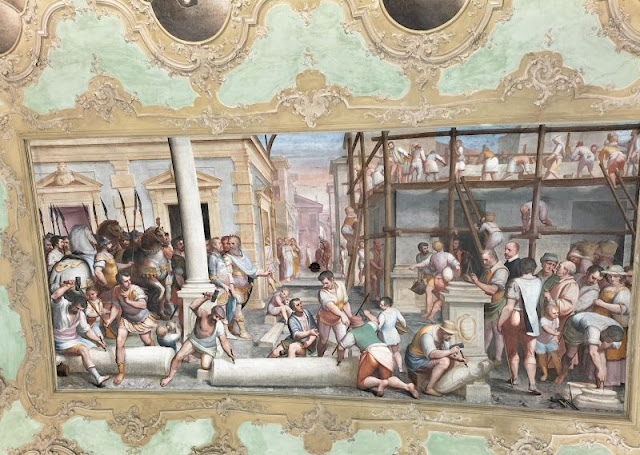 Edificazione del fondaco di Trebisonda palazzo lercari genova