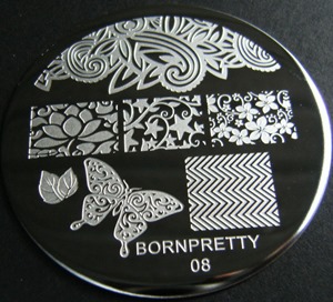 Stamping plate BornPretty 08